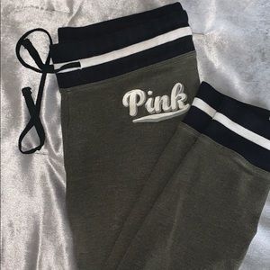 PINK VS drawstring yoga sweats